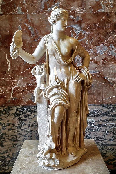 Aphrodite, known as ' Venus vulgaris'. 2nd century (sculpture)