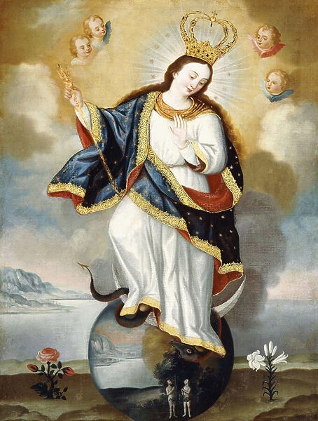 Apocalyptic Virgin of Quito, c. 1775 (oil on canvas)