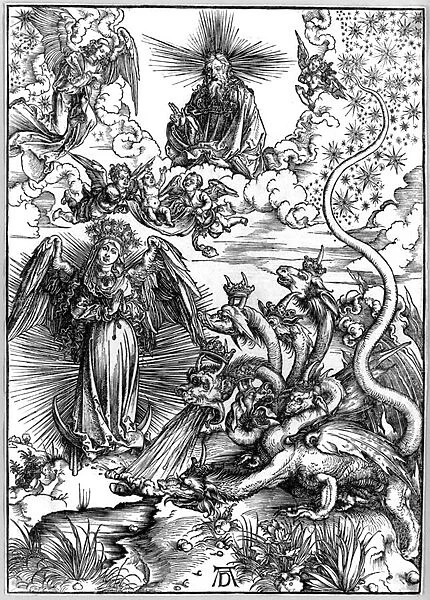 The Apocalyptic Woman or The Woman Clothed with the Sun and the Seven-headed Dragon