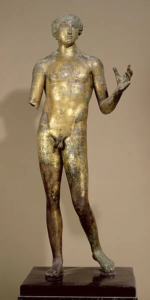 Apollo, from Lillebonne (gilded bronze)