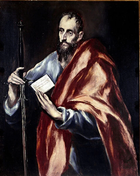The apostle Saint Paul. 1602-1605 (Oil on canvas)