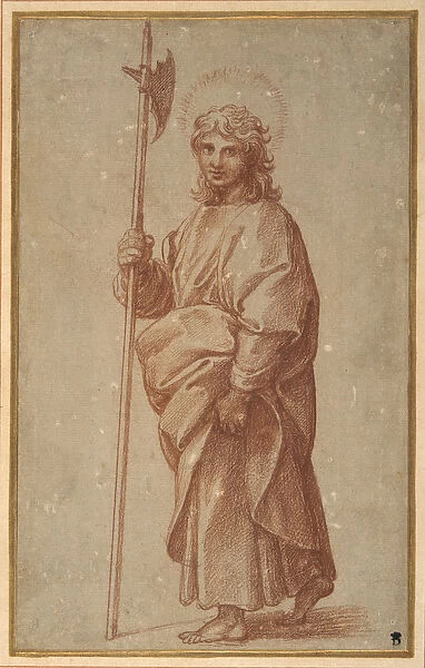 The Twelve Apostles: St. Thaddeus, 1518-20 (chalk on paper)
