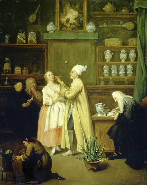 The Apothecary, c. 1752 (oil on canvas)