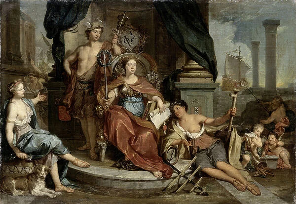 Apotheosis of the Dutch East India Company (Allegory of the Amsterdam Chamber of Commerce