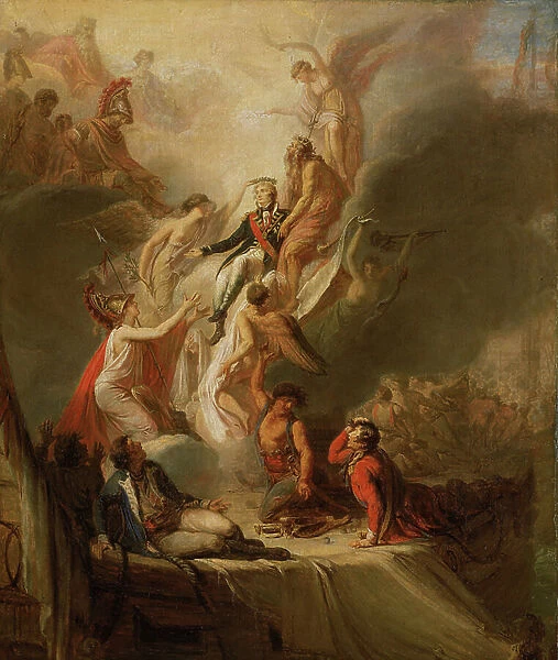 The apotheosis of Horatio Nelson (1758-1805), c.1805-18 (oil on canvas)