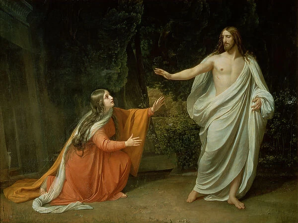 The Appearance of Christ to Mary Magdalene, 1835 (oil on canvas)