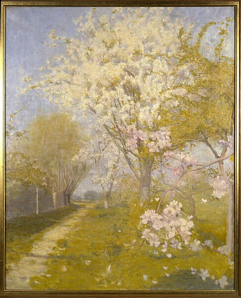 Apple Blossom at Dennemont, 1893 (oil on canvas)