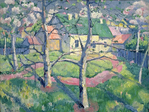 Apple Trees in Bloom, 1904 (oil on canvas)