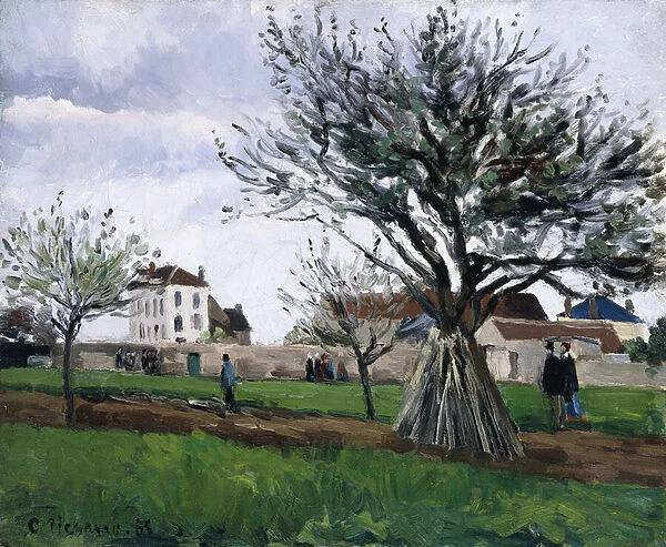 Apple Trees in Pontoise (The House of Father Gallien), 1868 (oil on canvas)