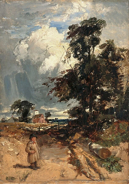 The Approaching Storm, 1845 (oil on panel)
