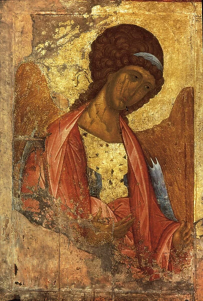 The Archangel Michael (russian icon), by Andrei Rublev or Andrej Rubljov (1360-1430)