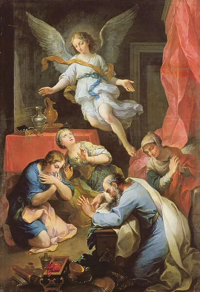 Archangel Raphael makes himself known, 1733 (oil on canvas)