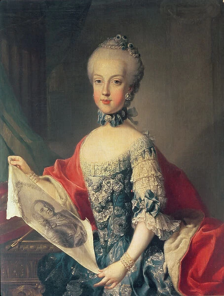 Archduchess Maria Carolina (1752-1814), thirteenth child of Maria Theresa of Austria (1717-80)