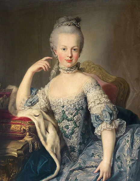 Archduchess Marie Antoinette Habsburg-Lotharingen (1755-93) 1767-68 (oil on canvas)