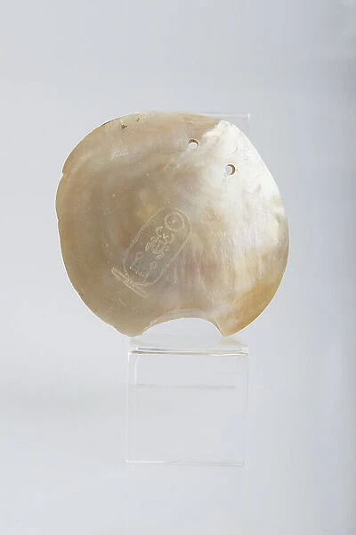 Archer's Badge, reign of Senwosret I, c. 1956-1911 BC (oyster shell)