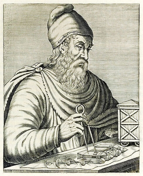 Archimedes of Syracuse from 'True Portraits... '