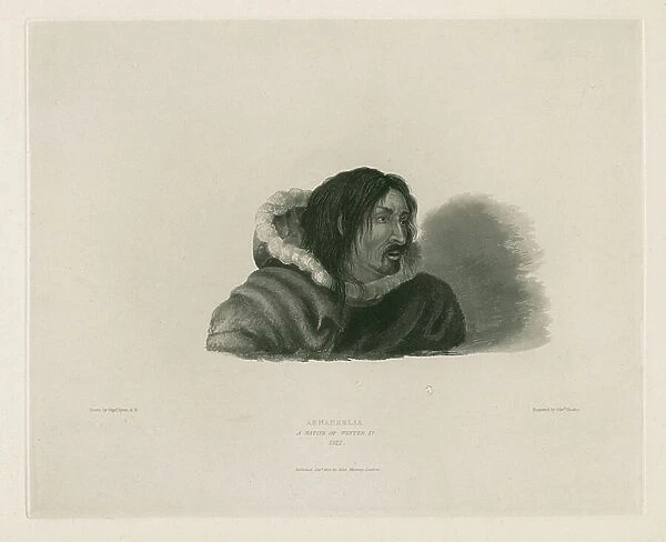 Arnaneelia, a native of Winter Island, 1822, 1824 (engraving)
