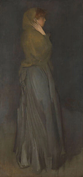 Arrangement in Yellow and Gray : Effie Deans, c. 1876-78 (oil on canvas)