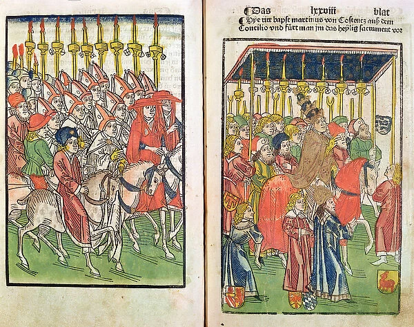 Arrival of the antipope John XXIII (c. 1370-1419) at the Council of Constance in 1414