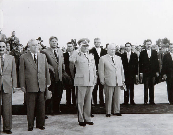 The arrival of the Soviet Delegation in Belgrade, 26th May 1955