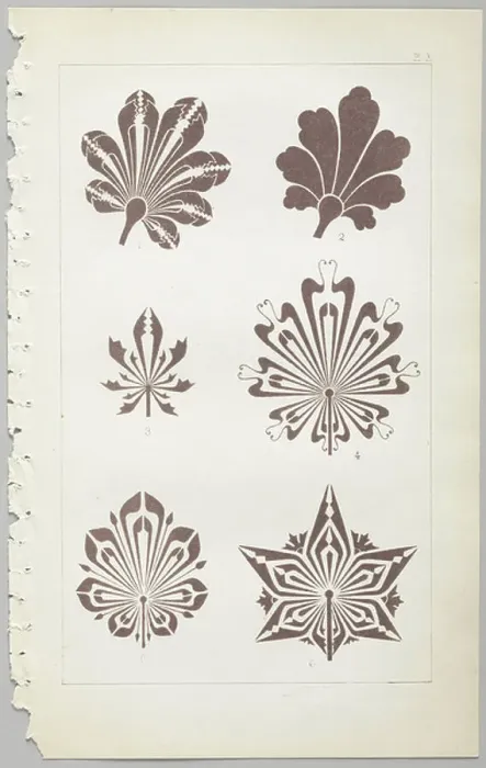 Framed Print : The art of decorative design : with an appendix, giving the hours of the day at which flowers open, published by Day & Son, London, 1862 (colour litho) Framed Print : The art of decorative design : with an appendix, giving the hours of the day at which flowers open, published by Day & Son, London, 1862 (colour litho)