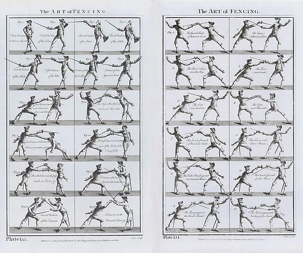 The art of fencing (litho)