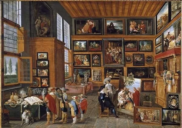 The Art Gallery. (Painting, 17th century)