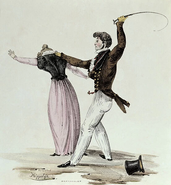 The Art of Making Oneself Loved by Ones Wife, c. 1825 (colour litho)