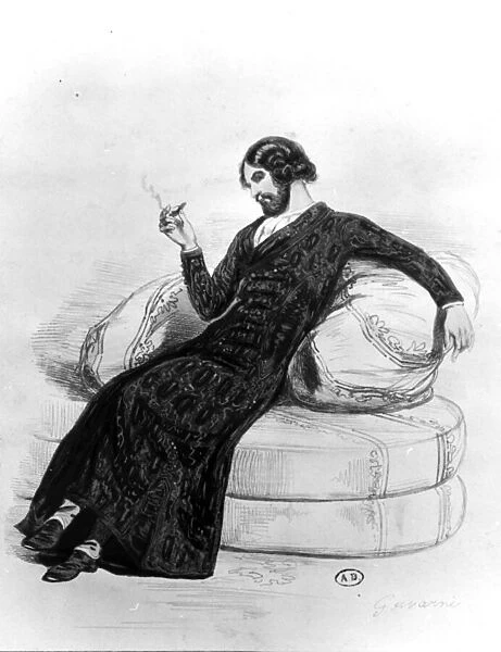 The Artist, c. 1830 (litho) (b  /  w photo)