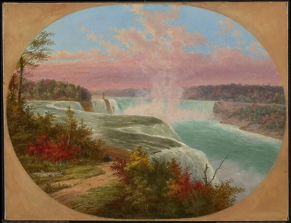 The Artist at Niagara, 1858 (oil on canvas)