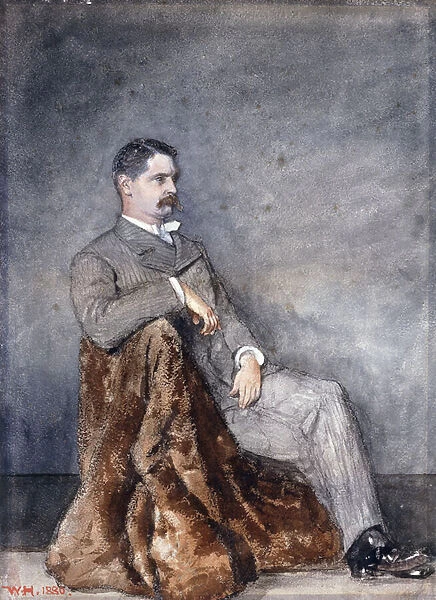 The Artists Brother, Charles Savage Homer, Jr. 1880 (watercolour, gouache