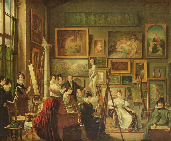 The Artists Studio, 1833 (oil on canvas)