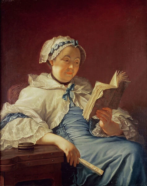 The artists wife, 1758 (oil on canvas)