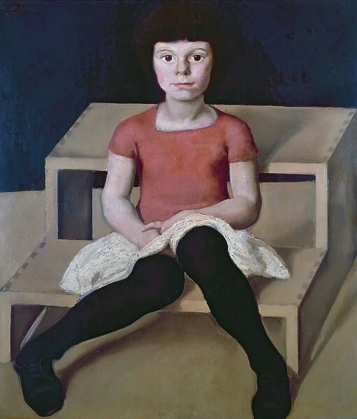 The Artists Youngest Daughter, 1920 (oil on panel)