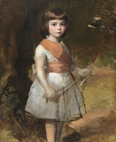 The artists youngest son, John, in 1861 (oil on canvas)