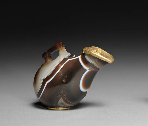 Askos, 2nd-1st century BC (agate & gold)