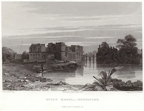 Assar Mahal in Beejapore (engraving)