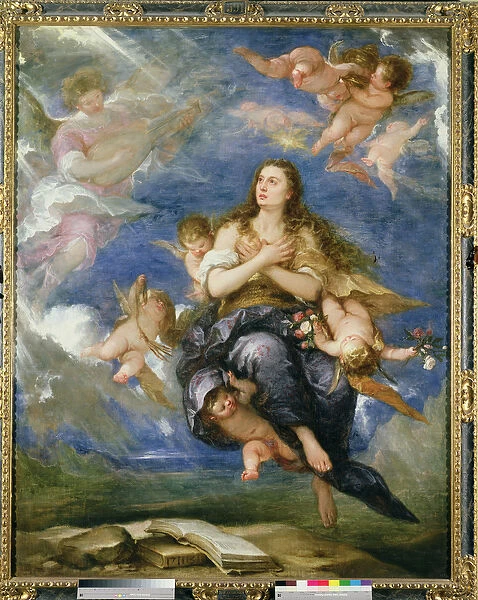 The Assumption of Mary Magdalene (oil on canvas)