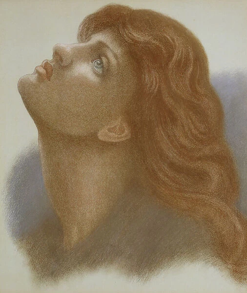 Astarte Syriaca (Venus Astarte) 1875 (coloured chalks on paper)