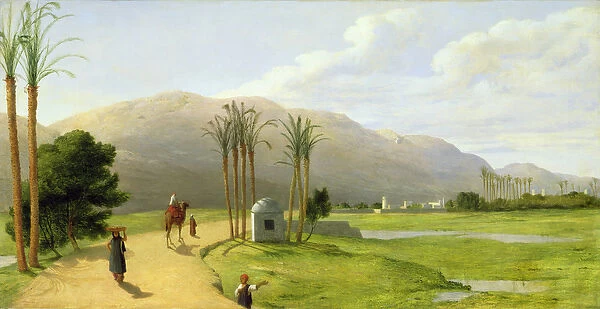 Asyut on the Nile, 1873 (oil on canvas)