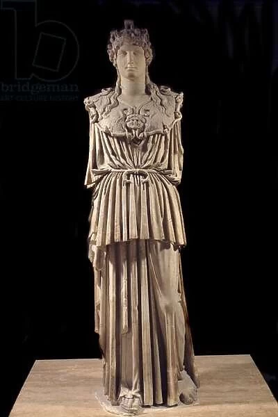 Athena called 'Collar Minerve. 'Marble sculpture by Phidias