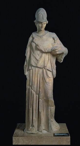 Athena with a cist, Roman copy of a 4th century BC original (marble)