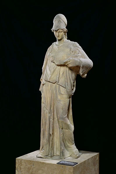 Athena with a cist, Roman copy of a 4th century BC original (marble)