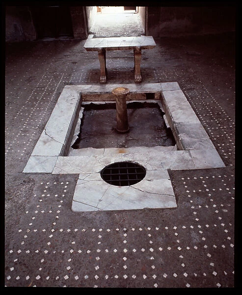 Atrium of Casa del tramezzo di legno, 5th century BC-1st century AD