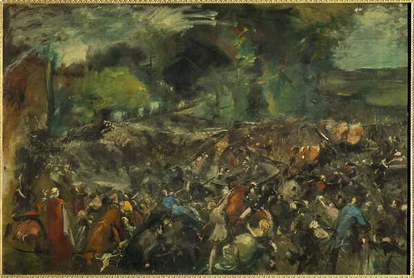 The Attack of Antonin Berezowski on Tsar Alexander 2 on June 6, 1867 (oil on canvas 1