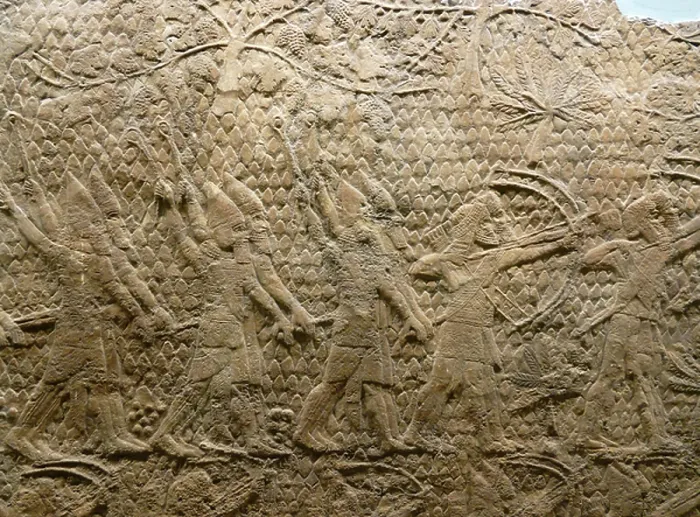 Framed Print : An attack on Lachish