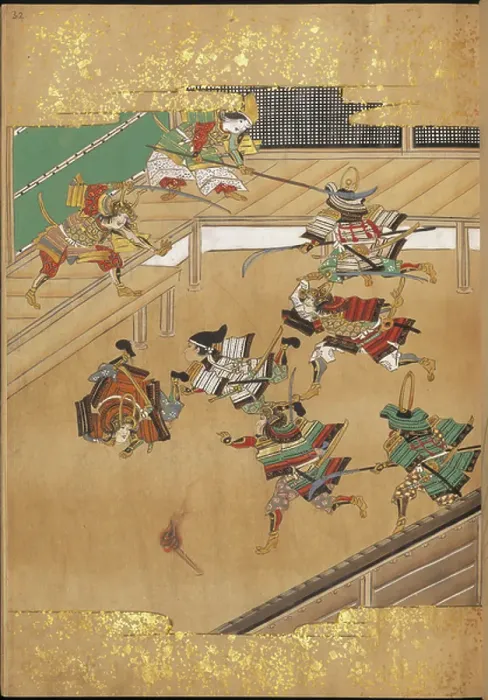 Framed Print : Attack by Samurai