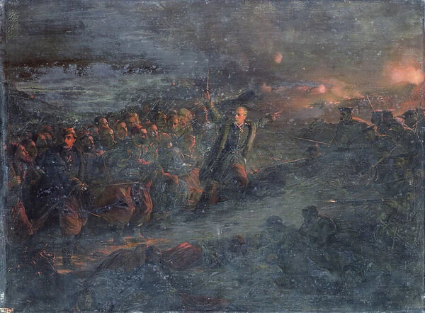 Attack on the Selinghinsk redoubt by General Monet, February 24, 1855, 1857 (oil on canvas)