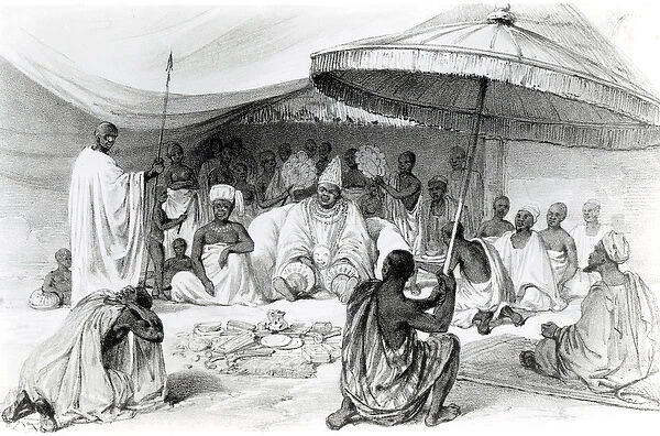 The Attah, from Picturesque Views on the River Niger, sketched during Lander s