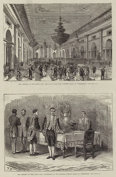 The Attempt on the Czars Life (engraving)